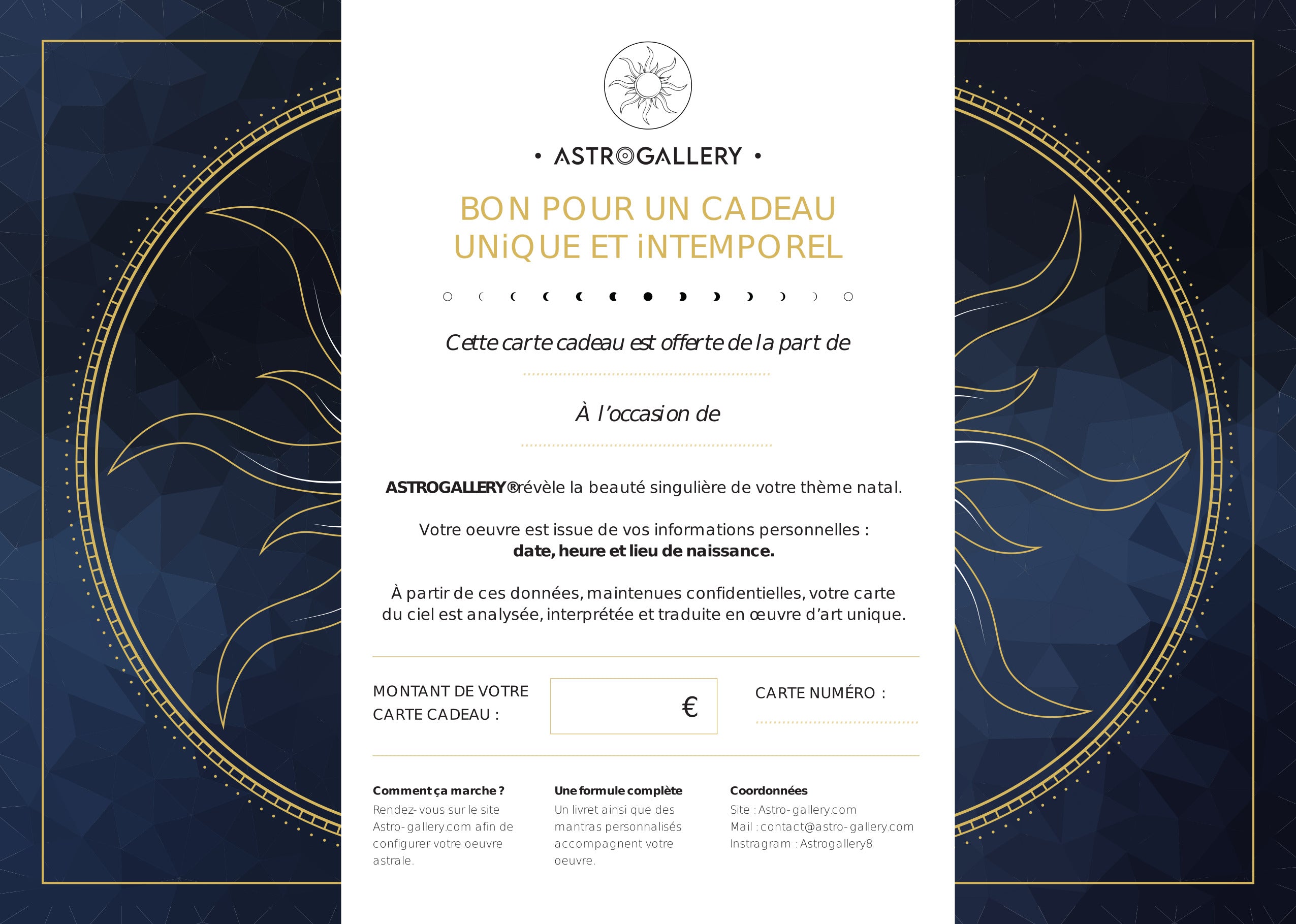 Carte Cadeau Astrogallery